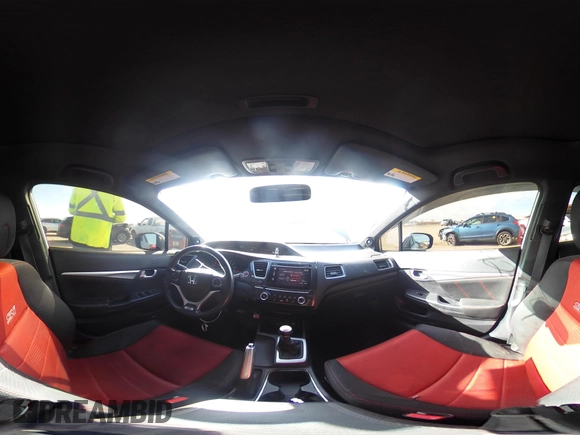 2015 Honda Civic Sedan Si with VIN 2HGFB6E53FH707773, listed as a IAAI auction lot 41427654 with 90,583 mi miles. Bid and sale history available at carsss.com. Image 18.