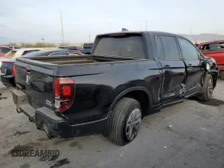 2023 Honda Ridgeline Sport with VIN 5FPYK3F13PB068889, listed as a Copart auction lot 42855205 with 19,879 mi miles and Salvage title. Bid and sale history available at DreamBid. Image 3.