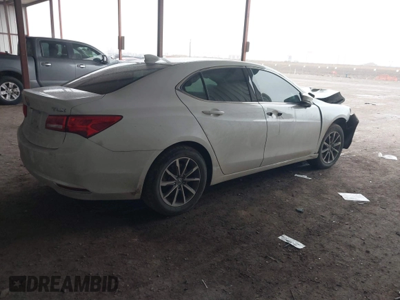 2019 Acura TLX with VIN 19UUB1F31KA001174, listed as a IAAI auction lot 41613633 with 1 mi miles. Bid and sale history available at carsss.com. Image 4.