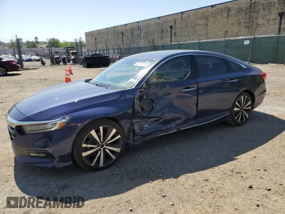 2019 Honda Accord Touring with VIN 1HGCV2F94KA002672, listed as a Copart auction lot 55112775 with 64,937 mi miles and Salvage title. Bid and sale history available at DreamBid. Image 1.