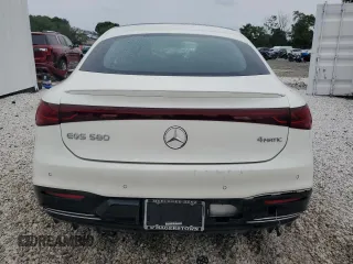 2022 Mercedes-Benz EQS with VIN W1KCG4EB2NA020719, listed as a Copart auction lot 63239814 with 28,722 mi miles and Salvage Title. Bid and sale history available at carsss.com. Image 6.