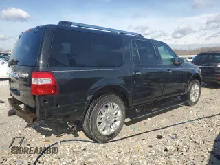2013 Ford Expedition Max Limited with VIN 1FMJK2A59DEF16222, listed as a Copart auction lot 50919525 with 167,311 mi miles and Clean title. Bid and sale history available at DreamBid. Image 3.