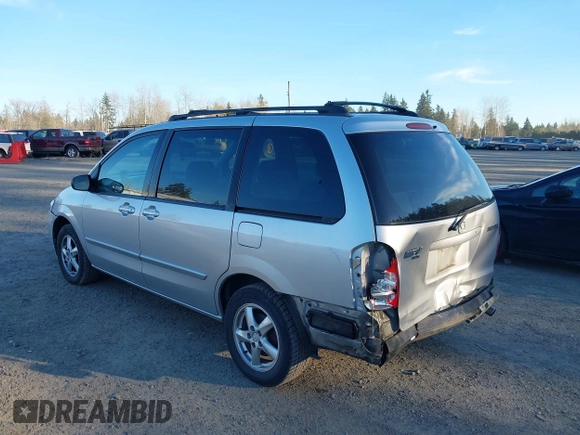 2003 Mazda MPV LX z VIN JM3LW28J130349958, wystawiony jako IAAI lot #41692463 z przebiegiem 156 166 mil mil oraz . Historia ofert i sprzedaży dostępna na DreamBid. Obrazek 3.