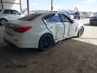 2017 Infiniti Q50 3.0t Premium with VIN JN1EV7AR8HM839303, listed as a IAAI auction lot 41783123 with 53,547 mi miles. Bid and sale history available at carsss.com. Image 4.