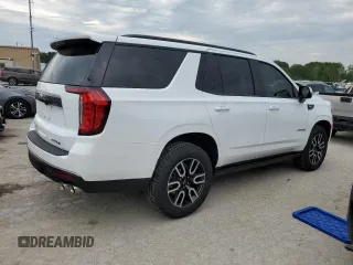 2023 GMC Yukon AT4 with VIN 1GKS2CKL3PR344069, listed as a Copart auction lot 55419254 with 15,102 mi miles and Salvage Title. Bid and sale history available at carsss.com. Image 3.