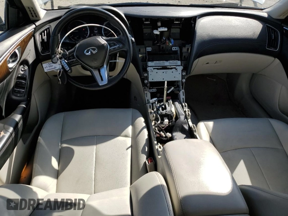2019 Infiniti Q50 Luxe с VIN JN1EV7AR9KM554858, выставлен на аукционе Copart как лот 45847665 с пробегом 88 669 миль миль и Списание • Salvage title. История ставок и продаж доступна на DreamBid. Изображение 8.
