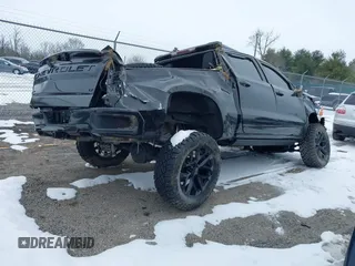 2022 Chevrolet Silverado 1500 LT Trail Boss with VIN 1GCPYFEDXNZ233067, listed as a IAAI auction lot 41618201 with 75,673 mi miles and . Bid and sale history available at DreamBid. Image 4.