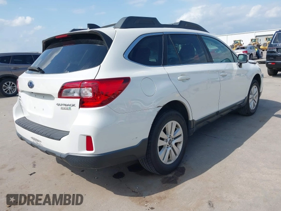 2017 Subaru Outback Premium z VIN 4S4BSACC5H3429929, wystawiony jako IAAI lot #42152985 z przebiegiem 114 878 mil mil oraz . Historia ofert i sprzedaży dostępna na DreamBid. Obrazek 4.