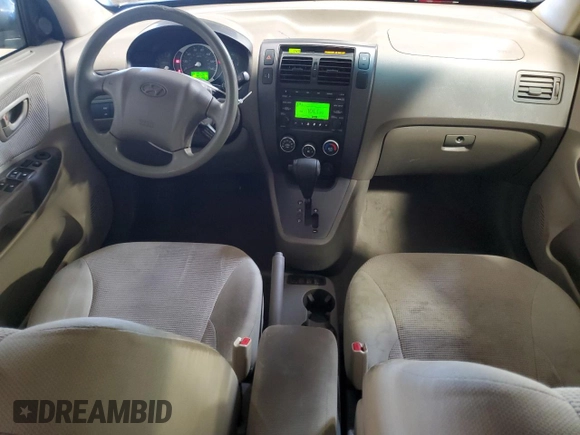 2008 Hyundai Tucson GLS with VIN KM8JM12BX8U873512, listed as a Copart auction lot 53549345 with 125,455 mi miles and Salvage Title. Bid and sale history available at carsss.com. Image 8.