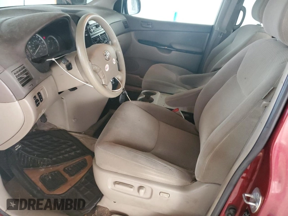 2005 Toyota Sienna CE с VIN 5TDZA23C85S377136, выставлен на аукционе Copart как лот 58748565 с пробегом 215 919 миль миль и Чистый • Clean title. История ставок и продаж доступна на DreamBid. Изображение 7.