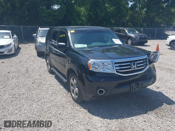 2013 Honda Pilot EX-L with VIN 5FNYF4H69DB024242, listed as a IAAI auction lot 42561279 with 205,611 mi miles and . Bid and sale history available at DreamBid. Image 1.