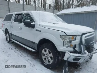 2016 Ford F-150 XLT with VIN 1FTEW1EF0GFA99269, listed as a IAAI auction lot 41622351 with 160,417 mi miles. Bid and sale history available at carsss.com. Image 1.