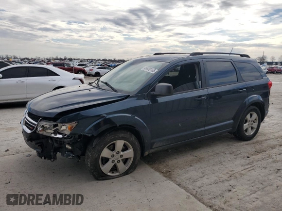 2014 Dodge Journey SE with VIN 3C4PDCAB9ET160165, listed as a Copart auction lot 46939765 with 182,191 mi miles and Salvage Title. Bid and sale history available at carsss.com. Image 1.