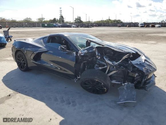 2023 Chevrolet Corvette 1LT with VIN 1G1YA2D49P5112486, listed as a Copart auction lot 44002205 with 16,835 mi miles and Salvage Title. Bid and sale history available at carsss.com. Image 4.