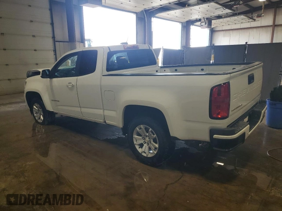 2022 Chevrolet Colorado 2WD LT z VIN 1GCHSCEA0N1127770, wystawiony jako Copart lot #59791265 z przebiegiem 79 393 mil mil oraz Czysty tytuł • Clean title. Historia ofert i sprzedaży dostępna na DreamBid. Obrazek 2.