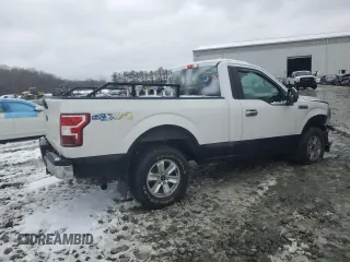 2018 Ford F-150 XL with VIN 1FTMF1EB9JFE54679, listed as a Copart auction lot 45195615 with 119,117 mi miles and Salvage title. Bid and sale history available at DreamBid. Image 3.