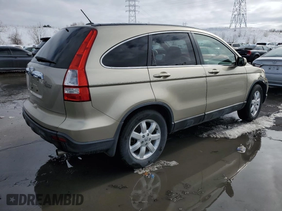 2008 Honda CR-V EX-L with VIN JHLRE48758C045305, listed as a Copart auction lot 45600265 with 122,604 mi miles and Salvage Title. Bid and sale history available at carsss.com. Image 3.