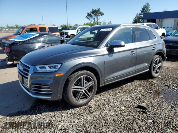 2020 Audi SQ5 Premium Plus with VIN WA1B4AFY0L2123400, listed as a Copart auction lot 57178575 with 37,807 mi miles and Clean Title. Bid and sale history available at DreamBid. Image 1.