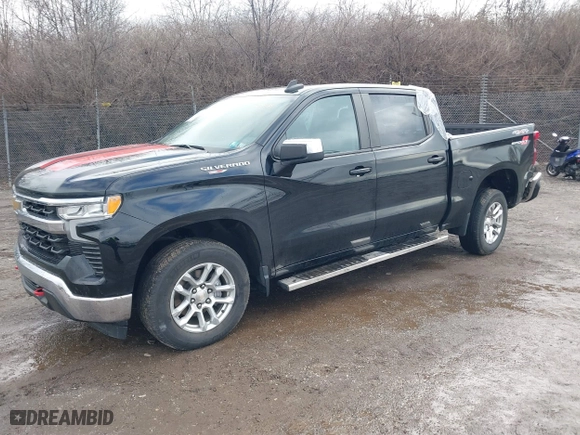 2022 Chevrolet Silverado 1500 LT with VIN 3GCPDKEK3NG504134, listed as a IAAI auction lot 41561032 with 1 mi miles. Bid and sale history available at carsss.com. Image 2.