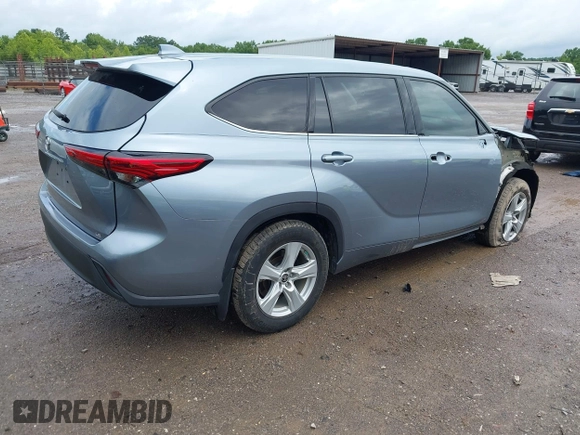 2021 Toyota Highlander L with VIN 5TDZZRAH8MS032512, listed as a IAAI auction lot 42364573 with 73,004 mi miles and . Bid and sale history available at DreamBid. Image 4.