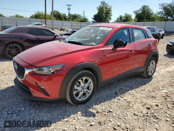 2018 Mazda CX-3 Sport with VIN JM1DKDB7XJ0316259, listed as a Copart auction lot 74517804 with 32,885 mi miles and Salvage Title. Bid and sale history available at DreamBid. Image 1.
