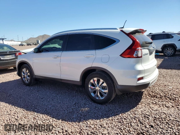 2015 Honda CR-V EX-L with VIN 5J6RM4H72FL051375, listed as a Copart auction lot 50265015 with 104,791 mi miles and Salvage Title. Bid and sale history available at DreamBid. Image 2.