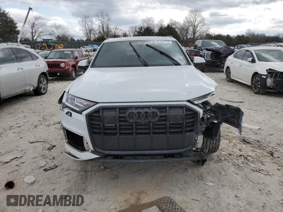 2022 Audi Q7 Premium Plus with VIN WA1LJBF73ND016522, listed as a Copart auction lot 47744775 with 42,778 mi miles and Salvage title. Bid and sale history available at DreamBid. Image 5.