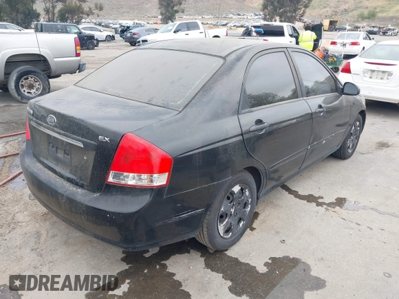 2008 Kia Spectra EX with VIN KNAFE122985511931, listed as a IAAI auction lot 42111053 with 251,276 mi miles. Bid and sale history available at carsss.com. Image 4.