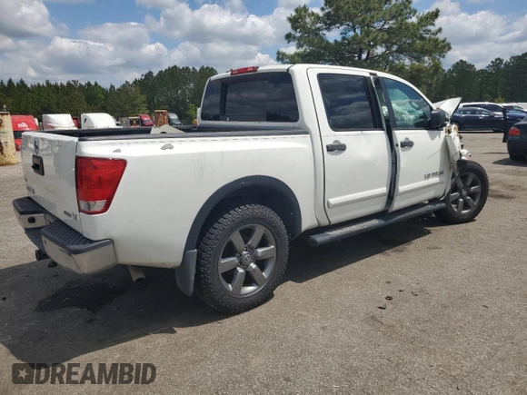 2015 Nissan Titan SV with VIN 1N6BA0ED8FN512230, listed as a Copart auction lot 54888545 with Not provided miles and Salvage title. Bid and sale history available at DreamBid. Image 3.