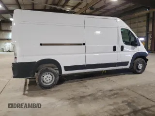 2024 Ram ProMaster Cargo Tradesman with VIN 3C6LRVDGXRE133304, listed as a Copart auction lot 49920835 with 23,133 mi miles and Salvage Title. Bid and sale history available at DreamBid. Image 3.