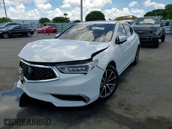 2020 Acura TLX with VIN 19UUB2F38LA006301, listed as a Copart auction lot 60717985 with 59,445 mi miles and Salvage title. Bid and sale history available at DreamBid. Image 13.