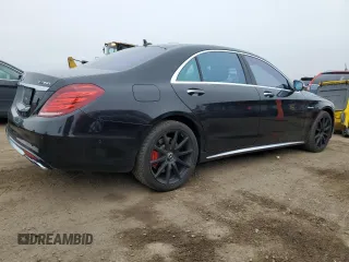 2016 Mercedes-Benz S 63 AMG with VIN WDDUG7JB0GA235269, listed as a Copart auction lot 54763815 with Not Provided miles and Salvage Title. Bid and sale history available at carsss.com. Image 3.