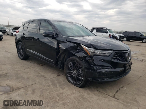 2021 Acura RDX w/A-Spec Package with VIN 5J8TC2H69ML040785, listed as a Copart auction lot 46112484 with 31,096 mi miles. Bid and sale history available at carsss.com. Image 4.