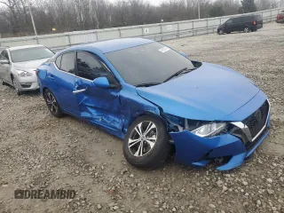 2022 Nissan Sentra SV with VIN 3N1AB8CV8NY315858, listed as a Copart auction lot 44257615 with 19,164 mi miles and Salvage Title. Bid and sale history available at carsss.com. Image 4.
