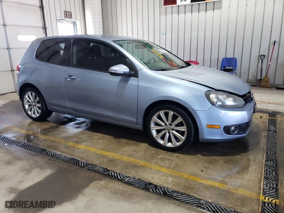 2012 Volkswagen Golf TDI w/Tech Pkg with VIN WVWMM7AJ2CW113181, listed as a Copart auction lot 52576855 with 100,589 mi miles and Salvage Title. Bid and sale history available at carsss.com. Image 4.