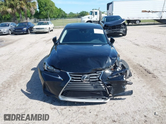 2020 Lexus IS with VIN JTHDA1D29L5107036, listed as a IAAI auction lot 39131147 with 99,738 mi miles. Bid and sale history available at carsss.com. Image 13.