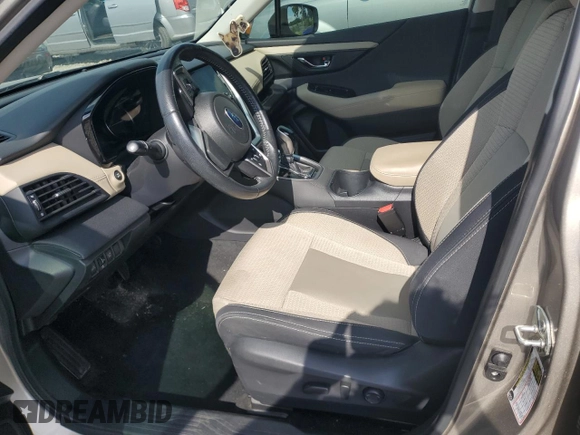 2020 Subaru Outback Premium with VIN 4S4BTACC4L3239545, listed as a Copart auction lot 56950495 with Not provided miles and Salvage title. Bid and sale history available at DreamBid. Image 7.