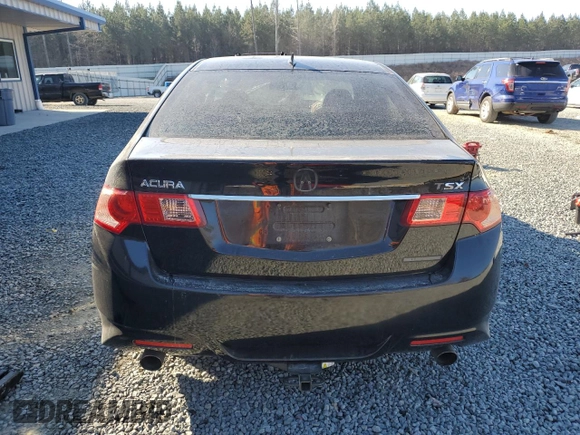 2012 Acura TSX Special Edition with VIN JH4CU2E80CC023355, listed as a Copart auction lot 46613445 with 166,547 mi miles and Salvage title. Bid and sale history available at DreamBid. Image 6.