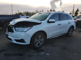 2017 Acura MDX with VIN 5J8YD4H3XHL003903, listed as a Copart auction lot 85046164 with 129,268 mi miles and Salvage Title. Bid and sale history available at carsss.com. Image 1.
