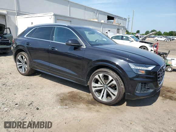 2019 Audi Q8 Prestige with VIN WA1CVAF1XKD035607, listed as a Copart auction lot 62465115 with 94,532 mi miles and Clean title. Bid and sale history available at DreamBid. Image 4.