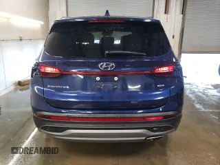 2022 Hyundai Santa Fe SE with VIN 5NMS1DAJ4NH383789, listed as a Copart auction lot 79703944 with 30,717 mi miles and Salvage Title. Bid and sale history available at DreamBid. Image 6.