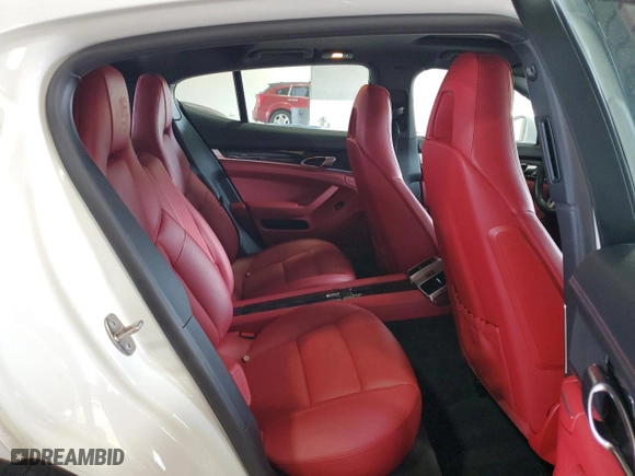 2016 Porsche Panamera 4 with VIN WP0AA2A70GL001232, listed as a Copart auction lot 66872964 with 42,702 mi miles and Salvage Title. Bid and sale history available at carsss.com. Image 10.