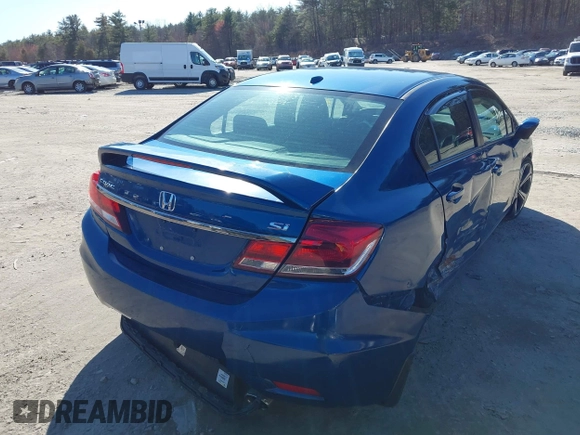 2014 Honda Civic Si with VIN 2HGFB6E55EH700855, listed as a IAAI auction lot 41974580 with 125,270 mi miles and . Bid and sale history available at DreamBid. Image 4.