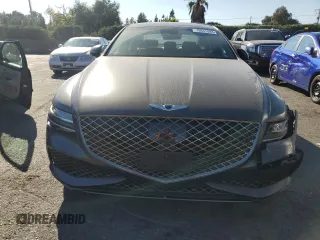 2023 Genesis G80 2.5T with VIN KMTGA4SC1PU166008, listed as a Copart auction lot 79831594 with 12,628 mi miles and Salvage Title. Bid and sale history available at DreamBid. Image 5.