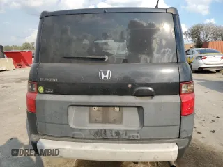 2008 Honda Element LX with VIN 5J6YH18358L000550, listed as a Copart auction lot 45276605 with 166,531 mi miles and Salvage Title. Bid and sale history available at DreamBid. Image 6.
