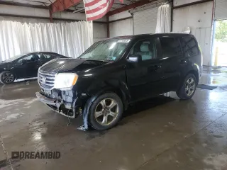 2013 Honda Pilot EX-L with VIN 5FNYF4H50DB075815, listed as a Copart auction lot 61765025 with 208,143 mi miles and Salvage title. Bid and sale history available at DreamBid. Image 1.