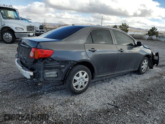 2009 Toyota Corolla with VIN JTDBL40E099020602, listed as a Copart auction lot 48598715 with 132,906 mi miles and Salvage Title. Bid and sale history available at carsss.com. Image 3.