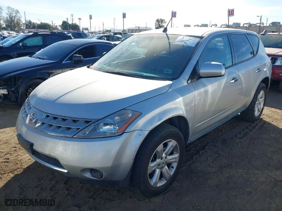 2006 Nissan Murano SL with VIN JN8AZ08W06W517392, listed as a IAAI auction lot 41419047 with 131,906 mi miles. Bid and sale history available at carsss.com. Image 2.