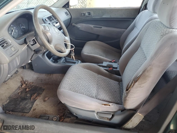 1999 Honda Civic DX with VIN 1HGEJ6224XL039608, listed as a Copart auction lot 77788394 with 292,199 mi miles and Clean Title. Bid and sale history available at carsss.com. Image 7.