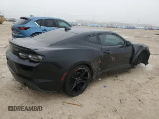 2022 Chevrolet Camaro 1LT with VIN 1G1FB1RSXN0107670, listed as a Copart auction lot 86009564 with 57,388 mi miles and Salvage Title. Bid and sale history available at carsss.com. Image 3.